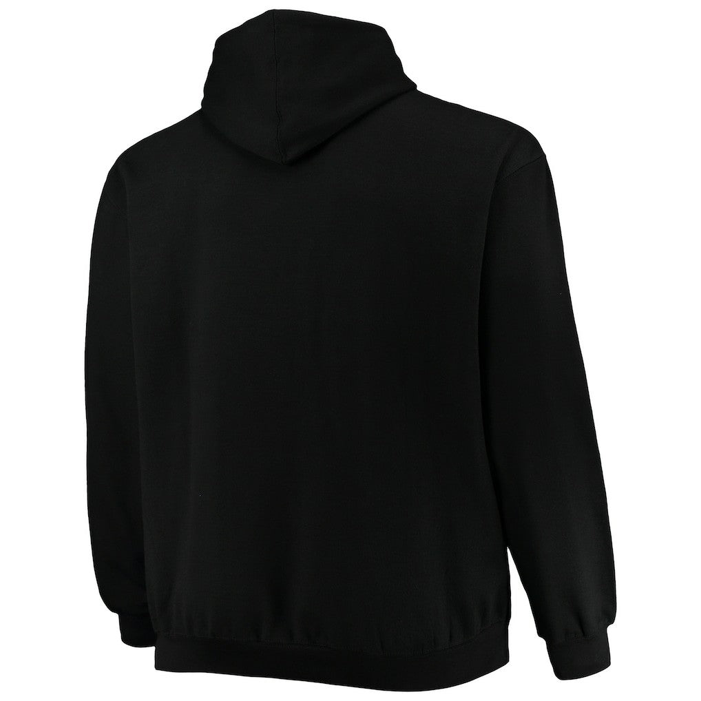 Black Brooklyn Nets Big & Tall Pop Pullover Hoodie | NBA