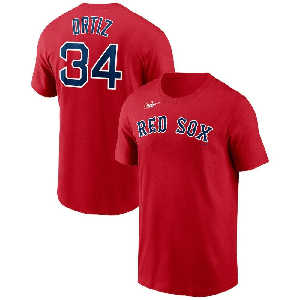 David Ortiz Boston Red Sox Nike Name & Number T-Shirt - MLB T-shirts