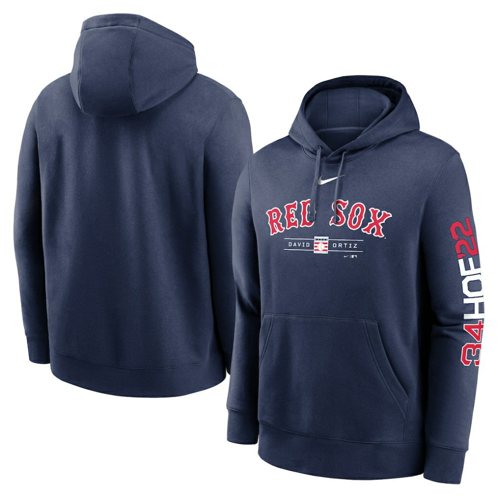 David Ortiz Boston Red Sox Nike 2022 Hall of Fame Inductee Pullover Hoodie - MLB Hoodies