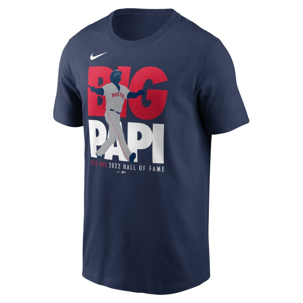 David Ortiz Boston Red Sox Nike 2022 Hall of Fame Essential T-Shirt - MLB T-shirts