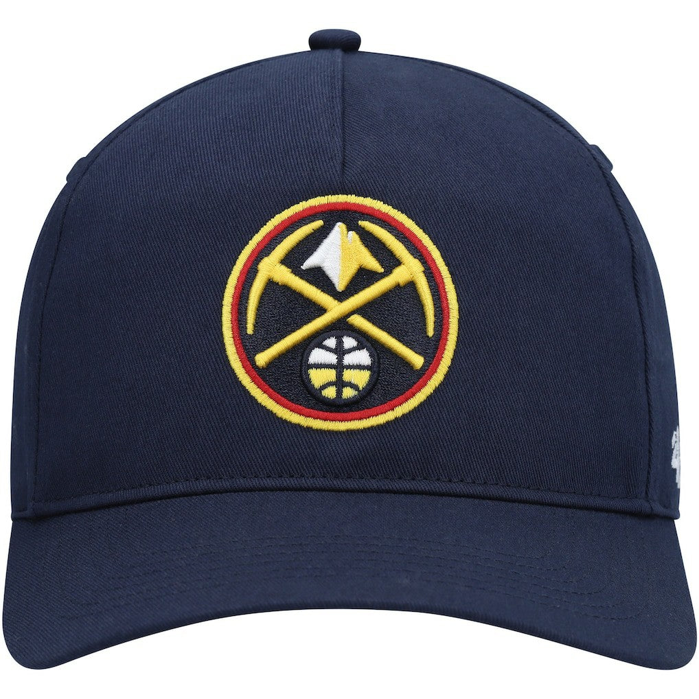 Navy Denver Nuggets '47 Hitch Snapback Hat sale | NBA
