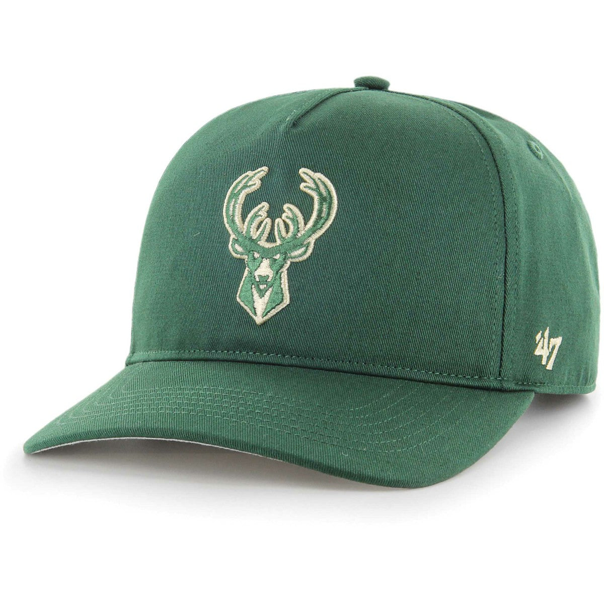 Hunter Green Milwaukee Bucks '47 Hitch Snapback Hat | NBA