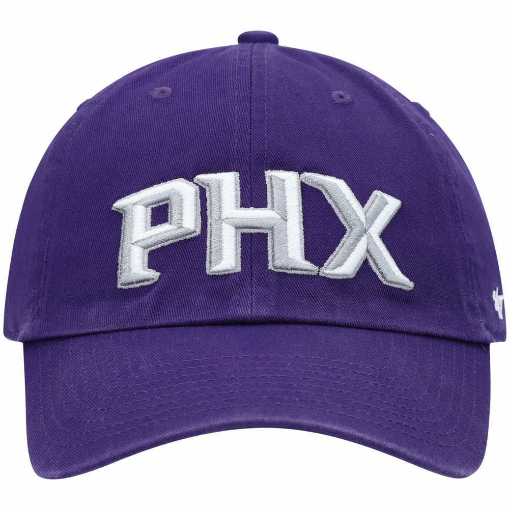 Purple Phoenix Suns '47 Clean Up Wordmark Adjustable Hat | NBA