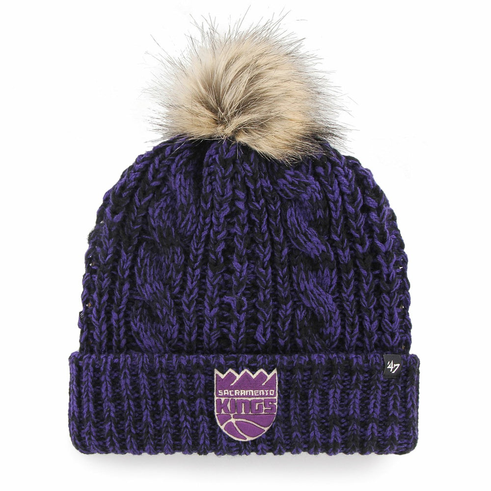 Purple Sacramento Kings '47 Women's Meeko Cuffed Knit Hat with Pom | NBA