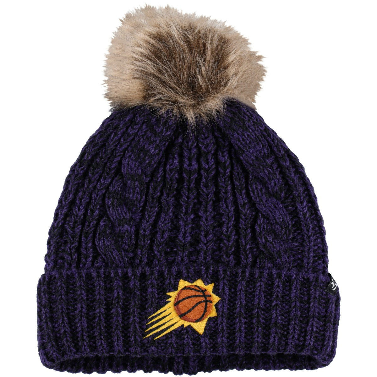 Purple Phoenix Suns '47 Women's Meeko Cuffed Knit Hat with Pom | NBA