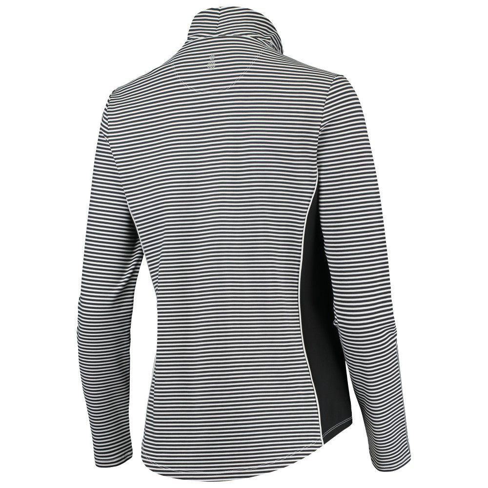 Cleveland Guardians Tommy Bahama Women's Aubrey Stripe Block IslandZone Half-Zip Jacket - MLB Jackets