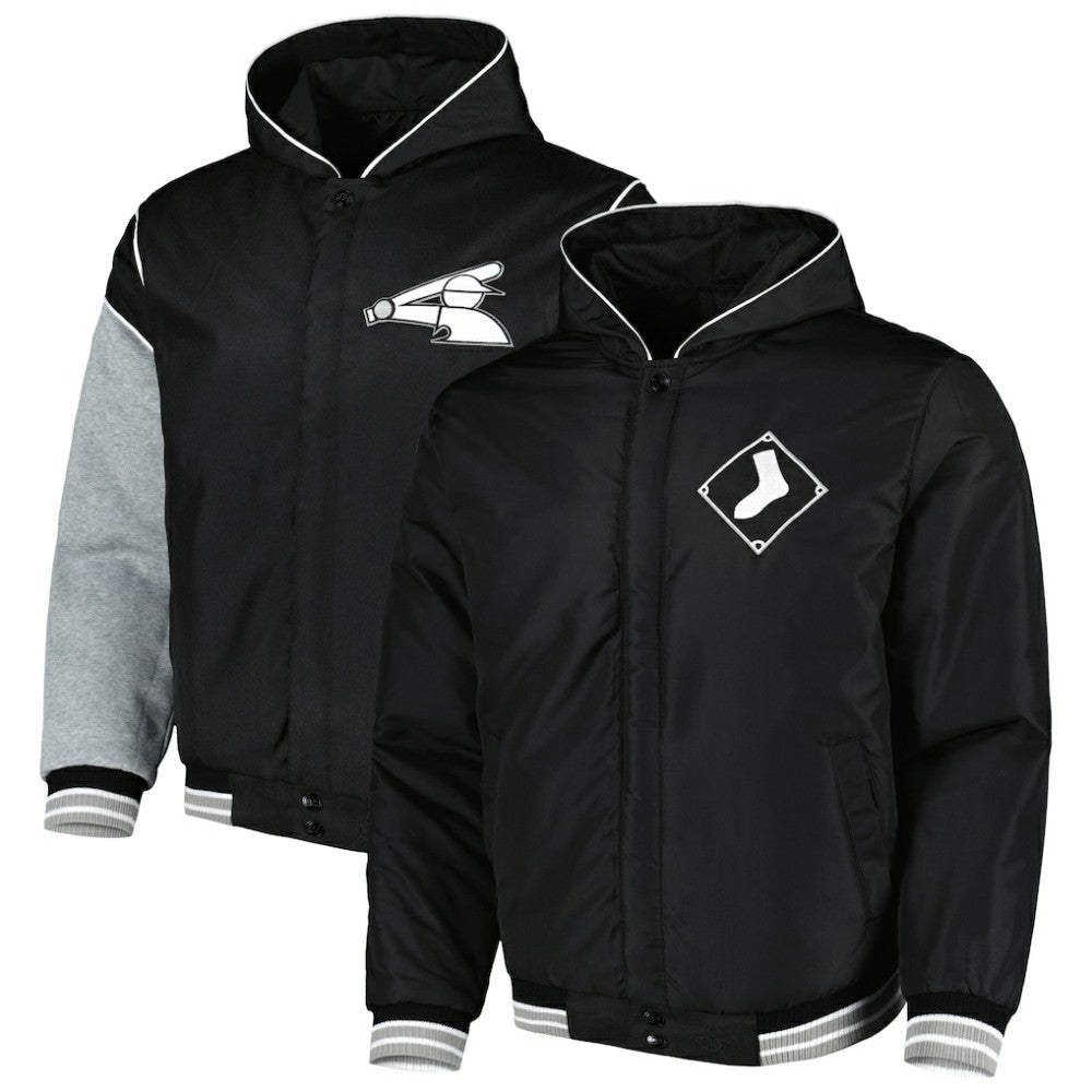 Chicago White Sox JH Design Reversible Fleece Full-Snap Hoodie Jacket - MLB Jackets