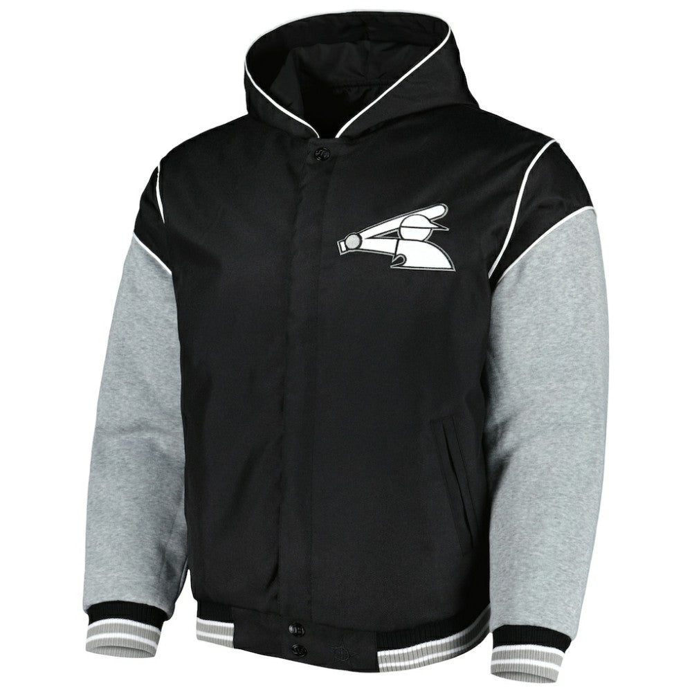 Chicago White Sox JH Design Reversible Fleece Full-Snap Hoodie Jacket - MLB Jackets