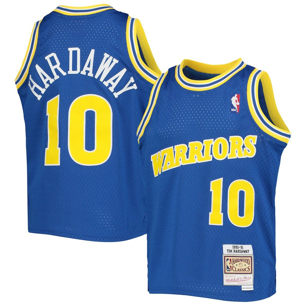 Royal Tim Hardaway Golden State Warriors Youth 1990/91 Hardwood Classics Swingman Jersey sale | NBA