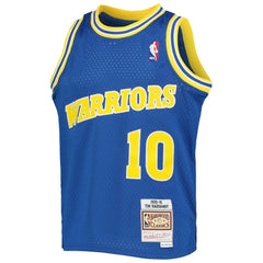 Royal Tim Hardaway Golden State Warriors Youth 1990/91 Hardwood Classics Swingman Jersey sale | NBA