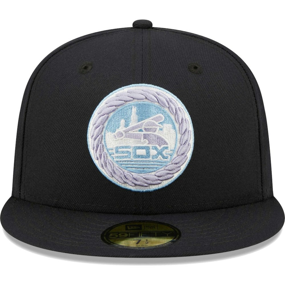 Chicago White Sox New Era 50th Anniversary 1983 MLB All-Star Game Lavender Undervisor 59FIFTY Fitted Hat - MLB Hats