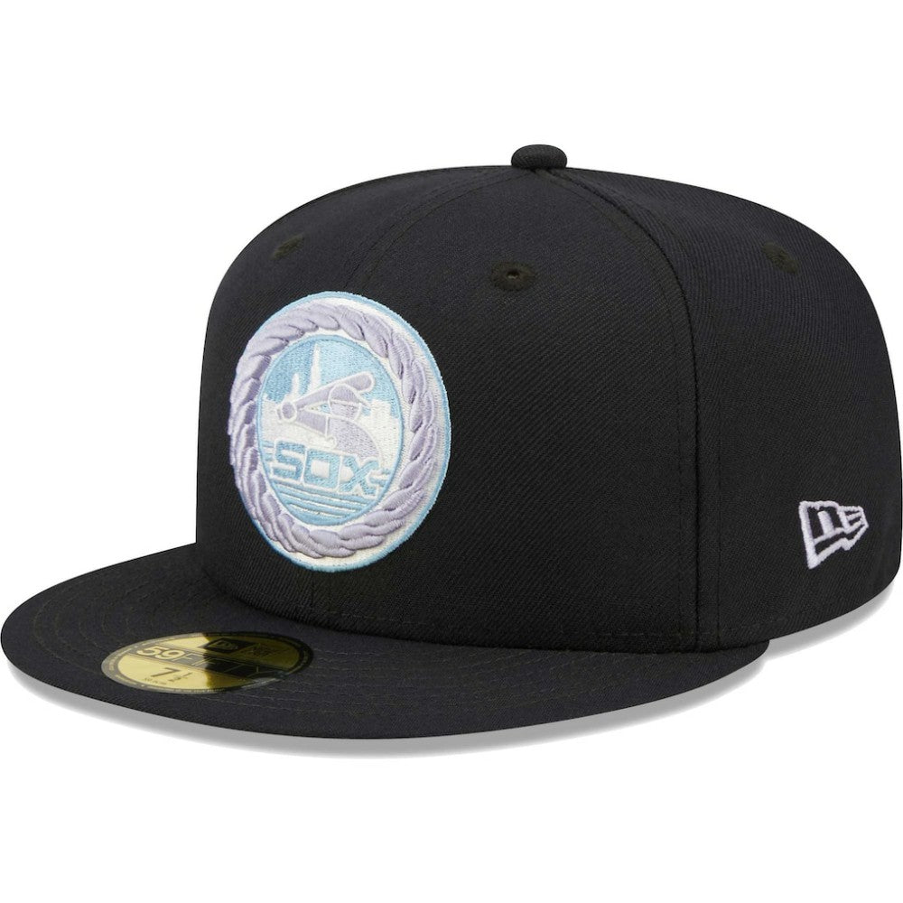 Chicago White Sox New Era 50th Anniversary 1983 MLB All-Star Game Lavender Undervisor 59FIFTY Fitted Hat - MLB Hats