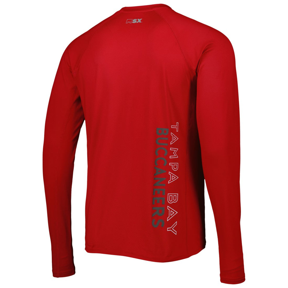 Tampa Bay Buccaneers MSX by Michael Strahan Interval Long Sleeve Raglan T-Shirt | NFL New