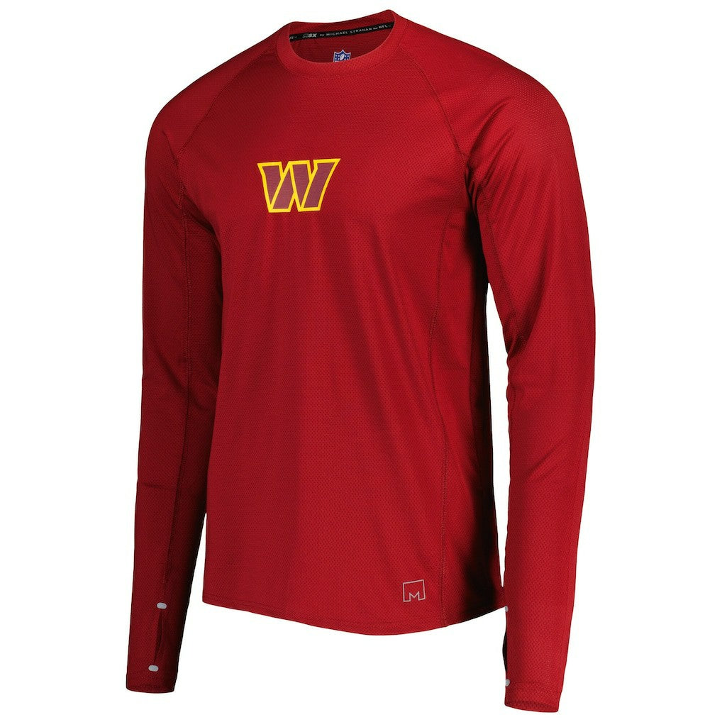Washington Commanders MSX by Michael Strahan Interval Long Sleeve Raglan T-Shirt | NFL Sale