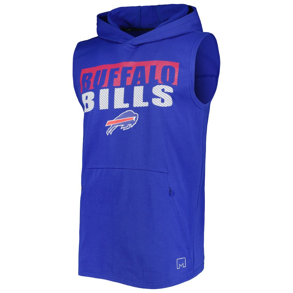 Buffalo Bills MSX by Michael Strahan Relay Sleeveless Pullover Hoodie | NFL Near me