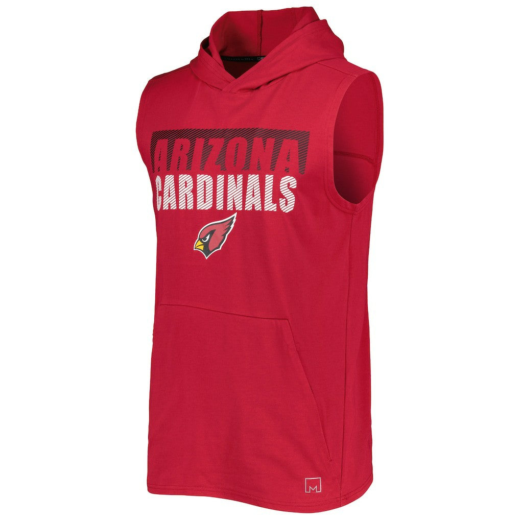 Arizona Cardinals MSX by Michael Strahan Relay Sleeveless Pullover Hoodie | NFL New