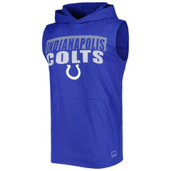 Indianapolis Colts MSX by Michael Strahan Relay Sleeveless Pullover Hoodie | NFL Discount
