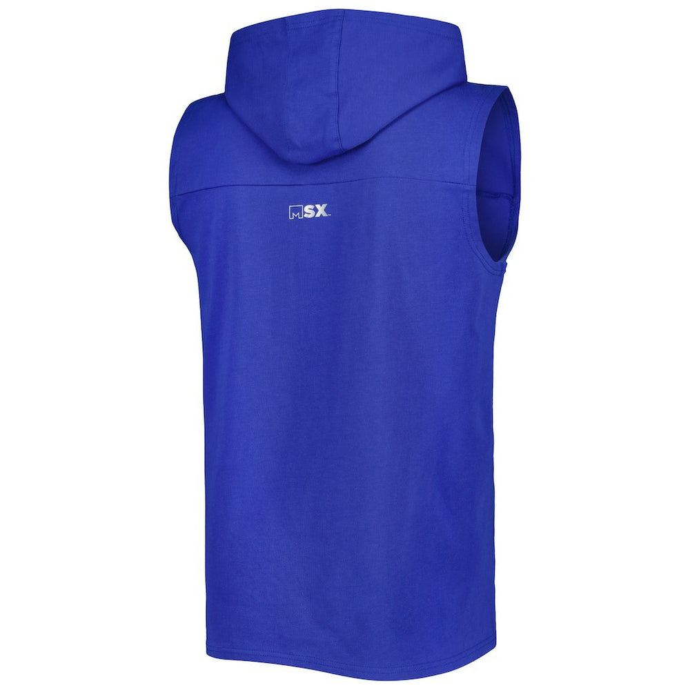 Indianapolis Colts MSX by Michael Strahan Relay Sleeveless Pullover Hoodie | NFL Discount
