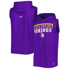 Minnesota Vikings MSX by Michael Strahan Relay Sleeveless Pullover Hoodie | NFL Online