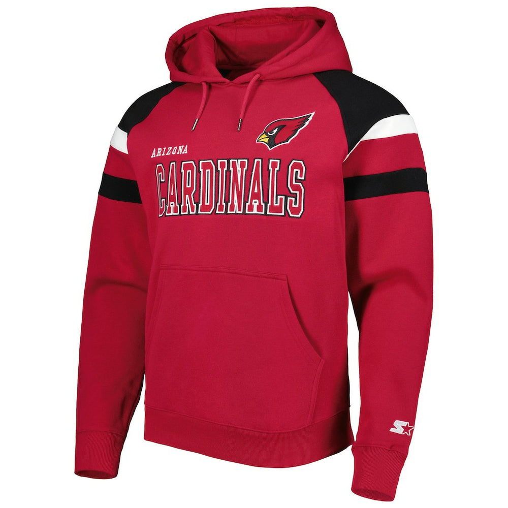 Arizona Cardinals Starter Draft Fleece Raglan Pullover Hoodie | NFL Outlet