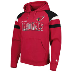 Arizona Cardinals Starter Draft Fleece Raglan Pullover Hoodie | NFL Outlet