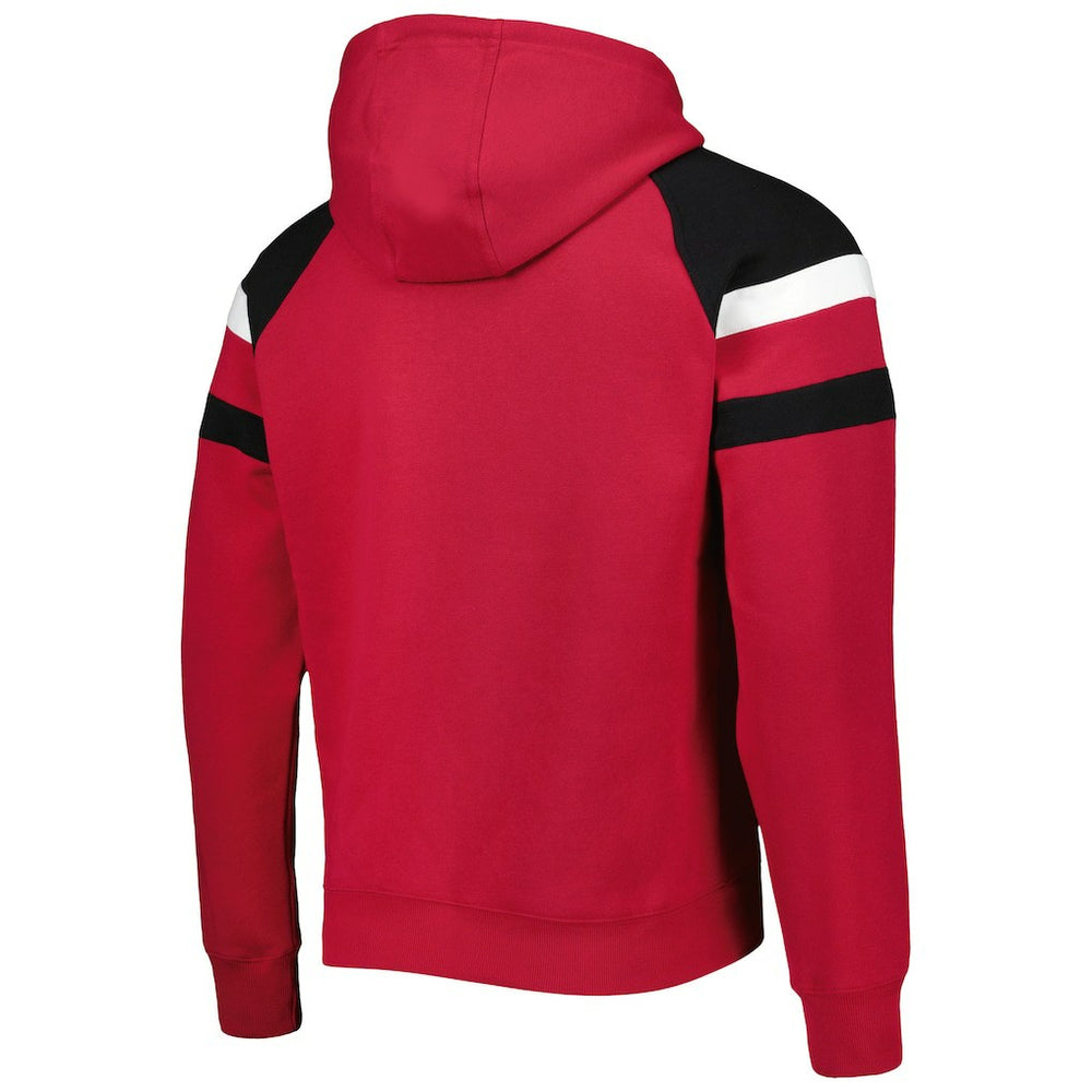 Arizona Cardinals Starter Draft Fleece Raglan Pullover Hoodie | NFL Outlet