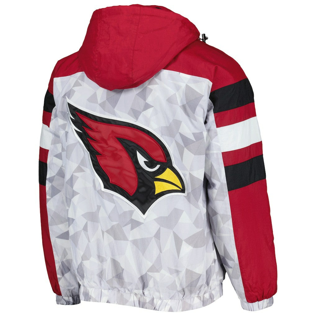 Arizona Cardinals Starter Thursday Night Gridiron Raglan Half-Zip Hooded Jacket | NFL US