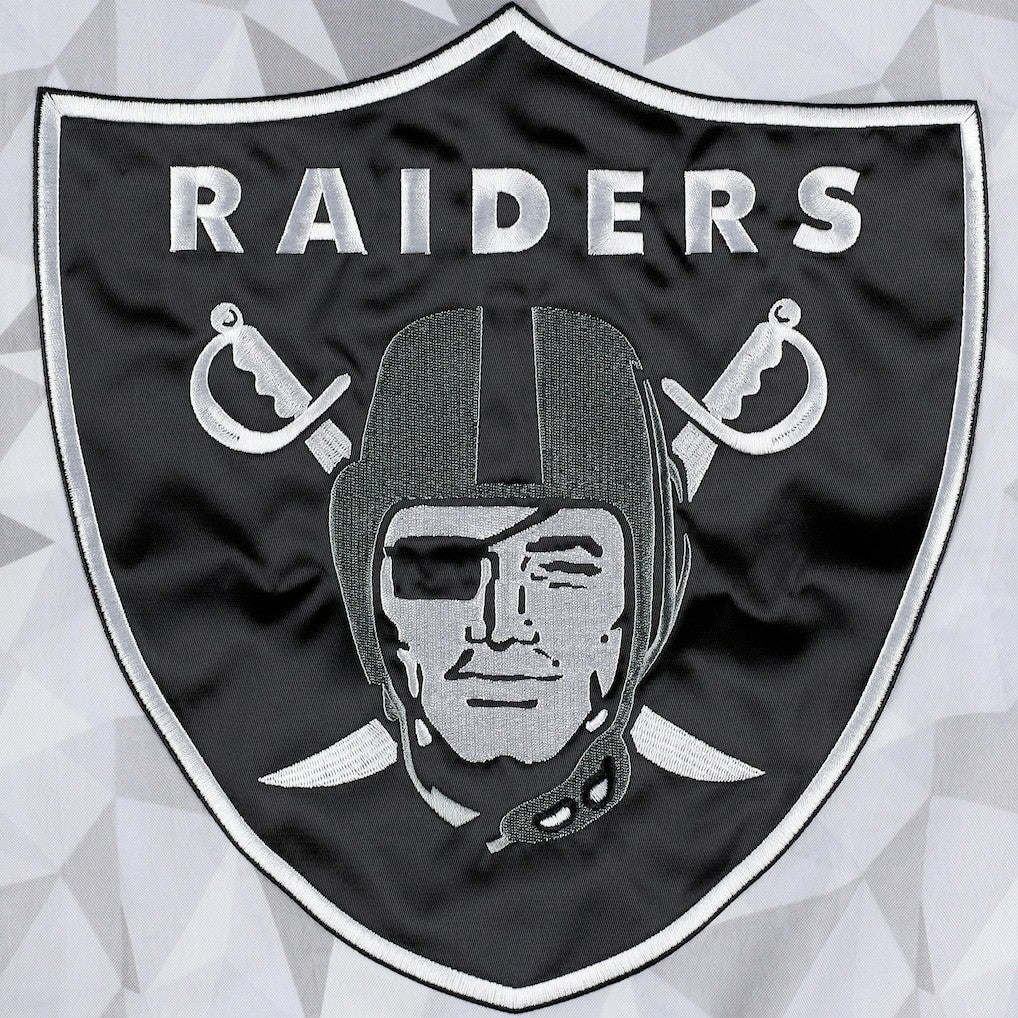 Las Vegas Raiders Starter Thursday Night Gridiron Raglan Half-Zip Hooded Jacket | NFL Near me