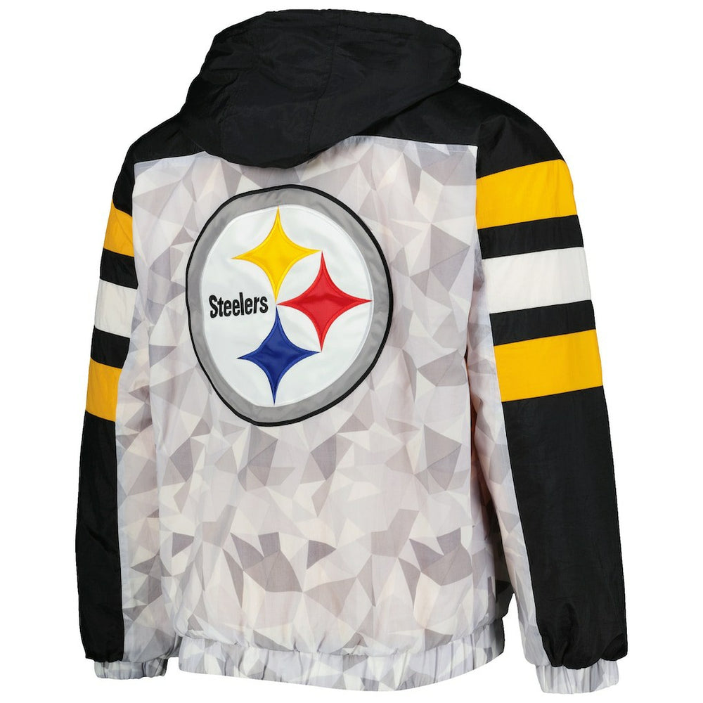 Pittsburgh Steelers Starter Thursday Night Gridiron Raglan Half-Zip Hooded Jacket | NFL On sale