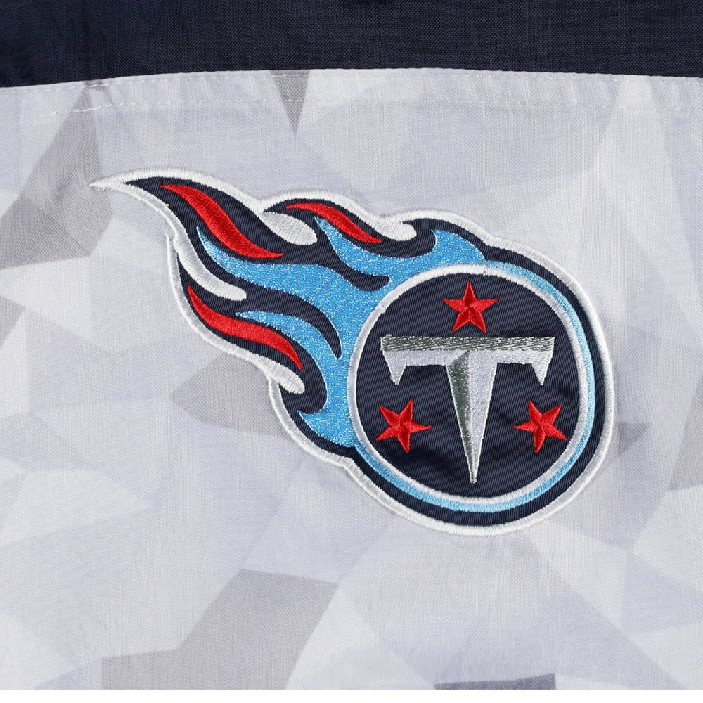 Tennessee Titans Starter Thursday Night Gridiron Raglan Half-Zip Hooded Jacket | NFL Online