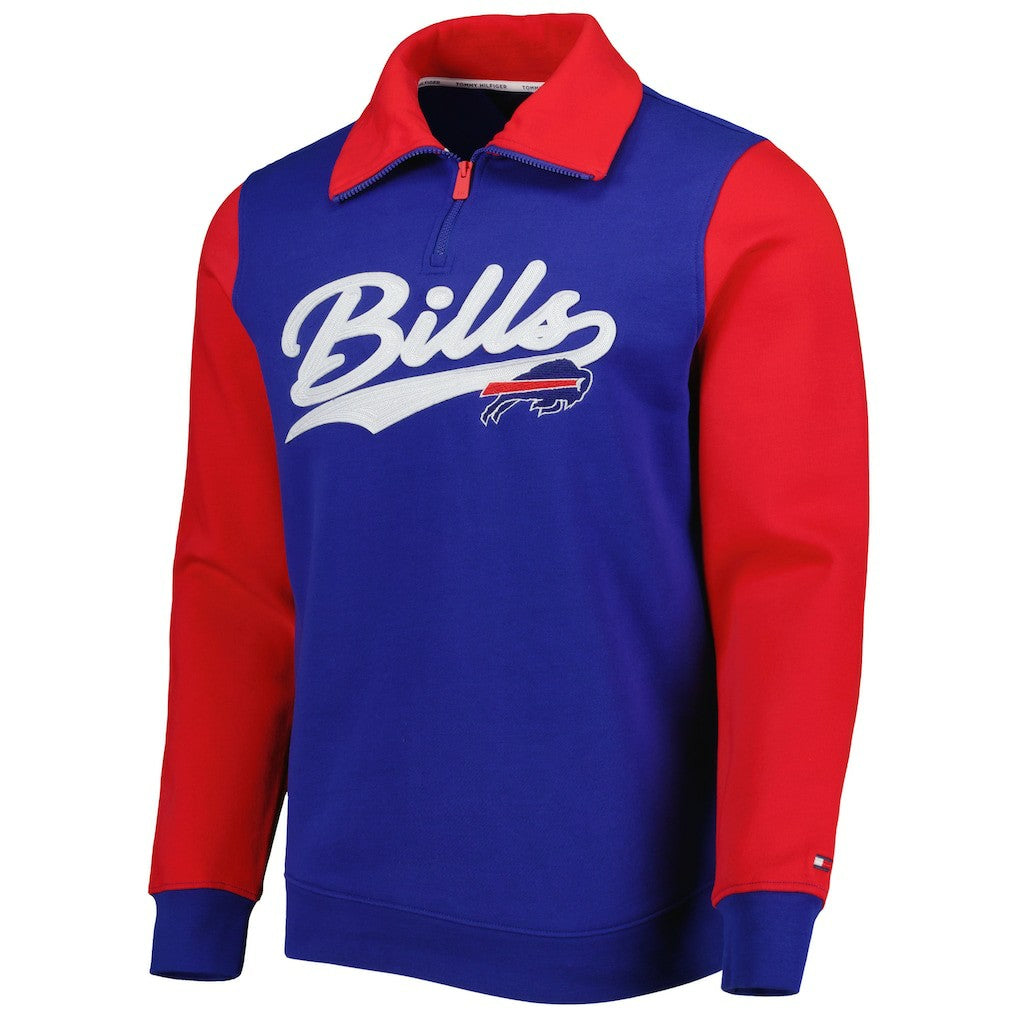 Buffalo Bills Tommy Hilfiger Aiden Quarter-Zip Sweatshirt | NFL US