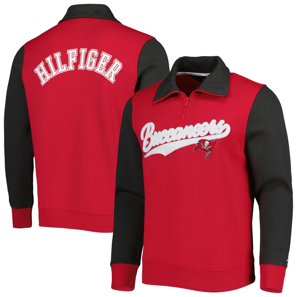 Tampa Bay Buccaneers Tommy Hilfiger Aiden Quarter-Zip Sweatshirt | NFL Near me