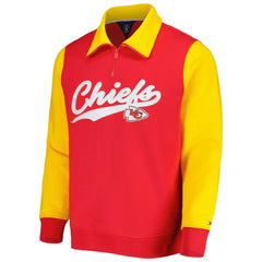 Kansas City Chiefs Tommy Hilfiger Aiden Quarter-Zip Sweatshirt | NFL On sale