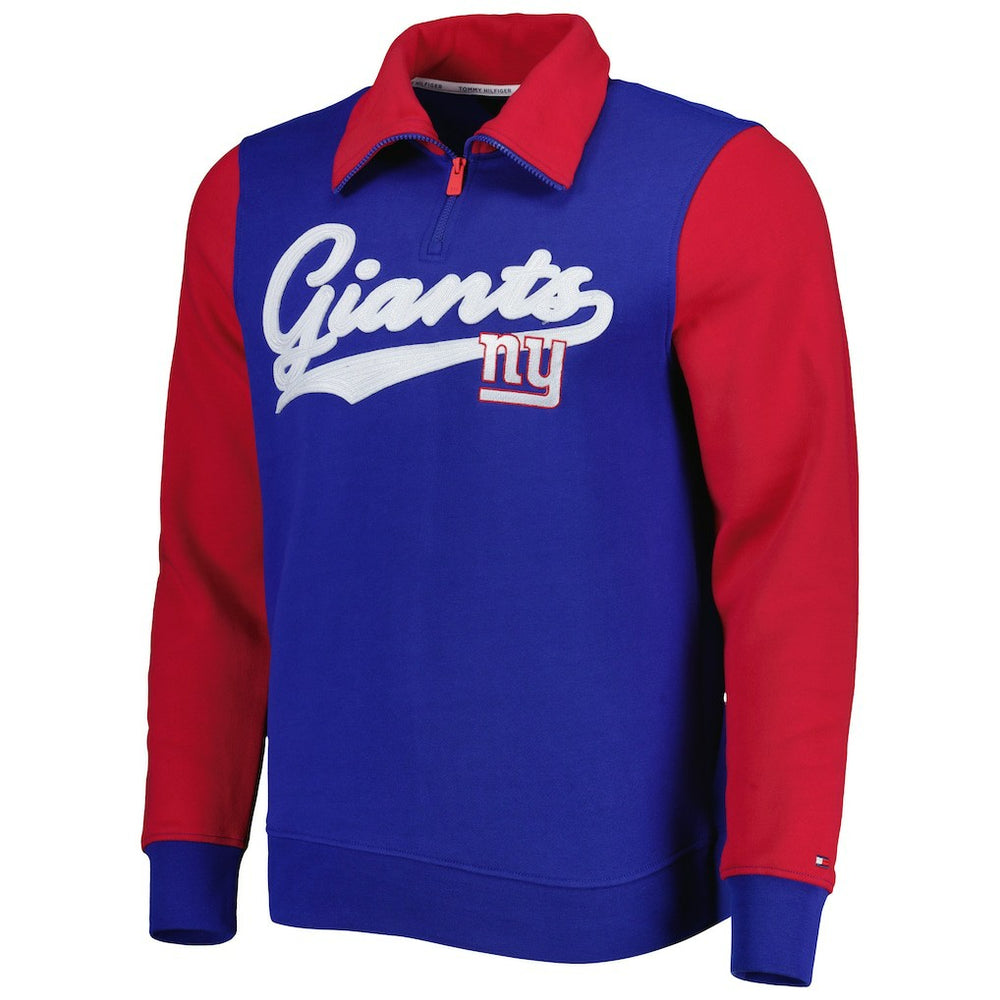New York Giants Tommy Hilfiger Aiden Quarter-Zip Sweatshirt | NFL On sale