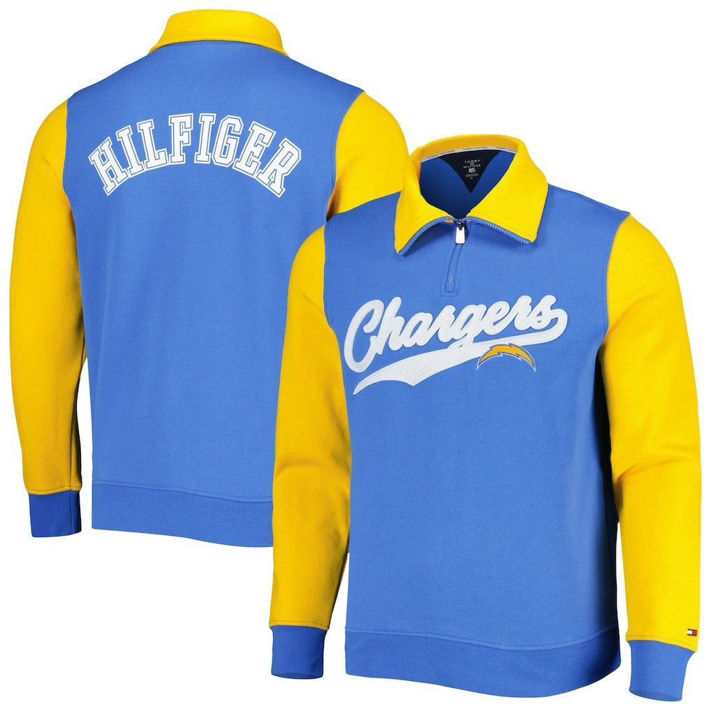 Los Angeles Chargers Tommy Hilfiger Aiden Quarter-Zip Sweatshirt | NFL On sale