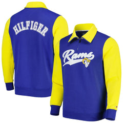 Los Angeles Rams Tommy Hilfiger Aiden Quarter-Zip Sweatshirt | NFL Outlet