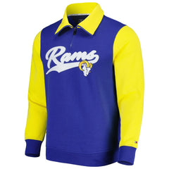 Los Angeles Rams Tommy Hilfiger Aiden Quarter-Zip Sweatshirt | NFL Outlet