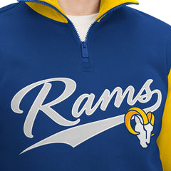 Los Angeles Rams Tommy Hilfiger Aiden Quarter-Zip Sweatshirt | NFL Outlet