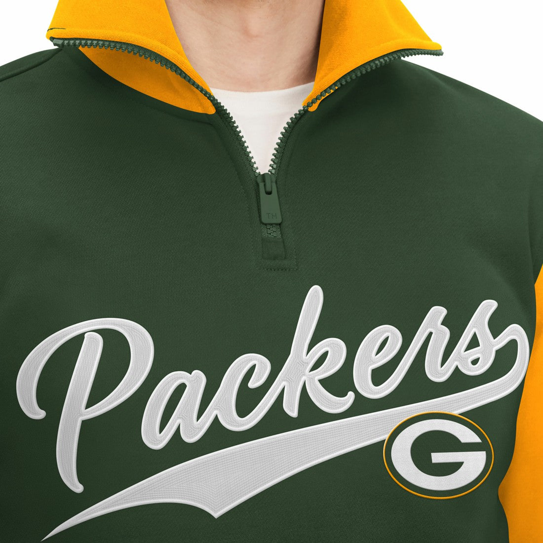 Green Bay Packers Tommy Hilfiger Aiden Quarter-Zip Sweatshirt | NFL New