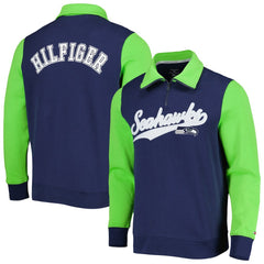 Seattle Seahawks Tommy Hilfiger Aiden Quarter-Zip Sweatshirt | NFL Sale