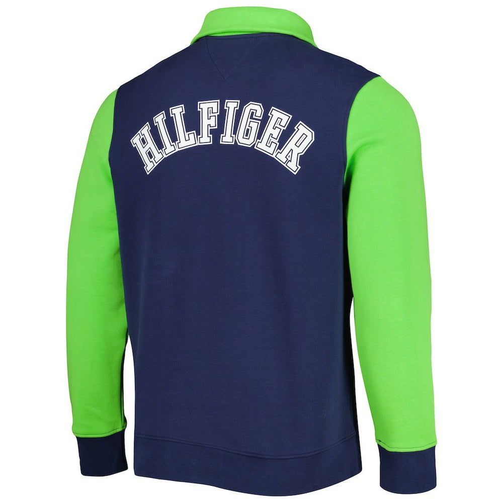 Seattle Seahawks Tommy Hilfiger Aiden Quarter-Zip Sweatshirt | NFL Sale