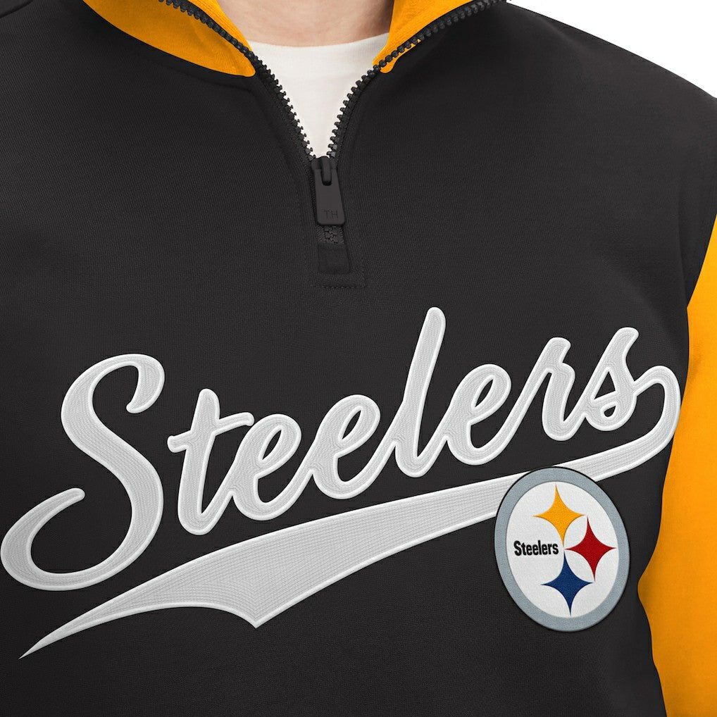 Pittsburgh Steelers Tommy Hilfiger Aiden Quarter-Zip Sweatshirt | NFL Near me