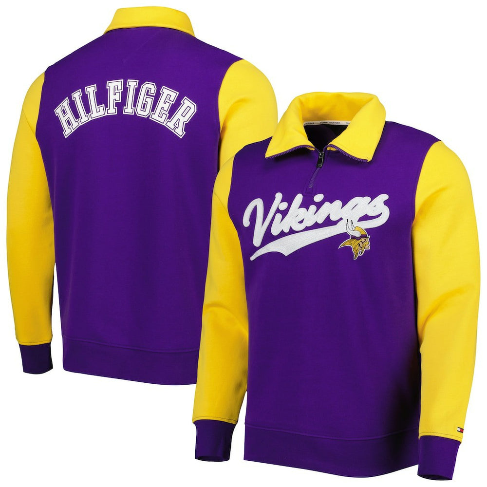 Minnesota Vikings Tommy Hilfiger Aiden Quarter-Zip Sweatshirt | NFL Near me