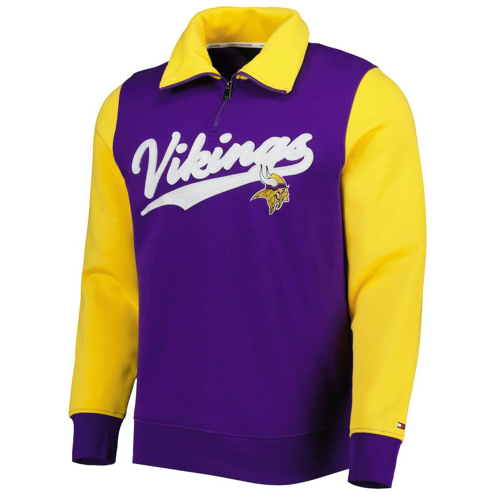 Minnesota Vikings Tommy Hilfiger Aiden Quarter-Zip Sweatshirt | NFL Near me