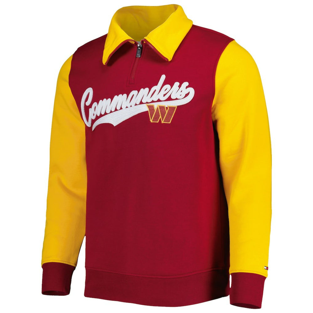 Washington Commanders Tommy Hilfiger Aiden Quarter-Zip Sweatshirt | NFL Hot