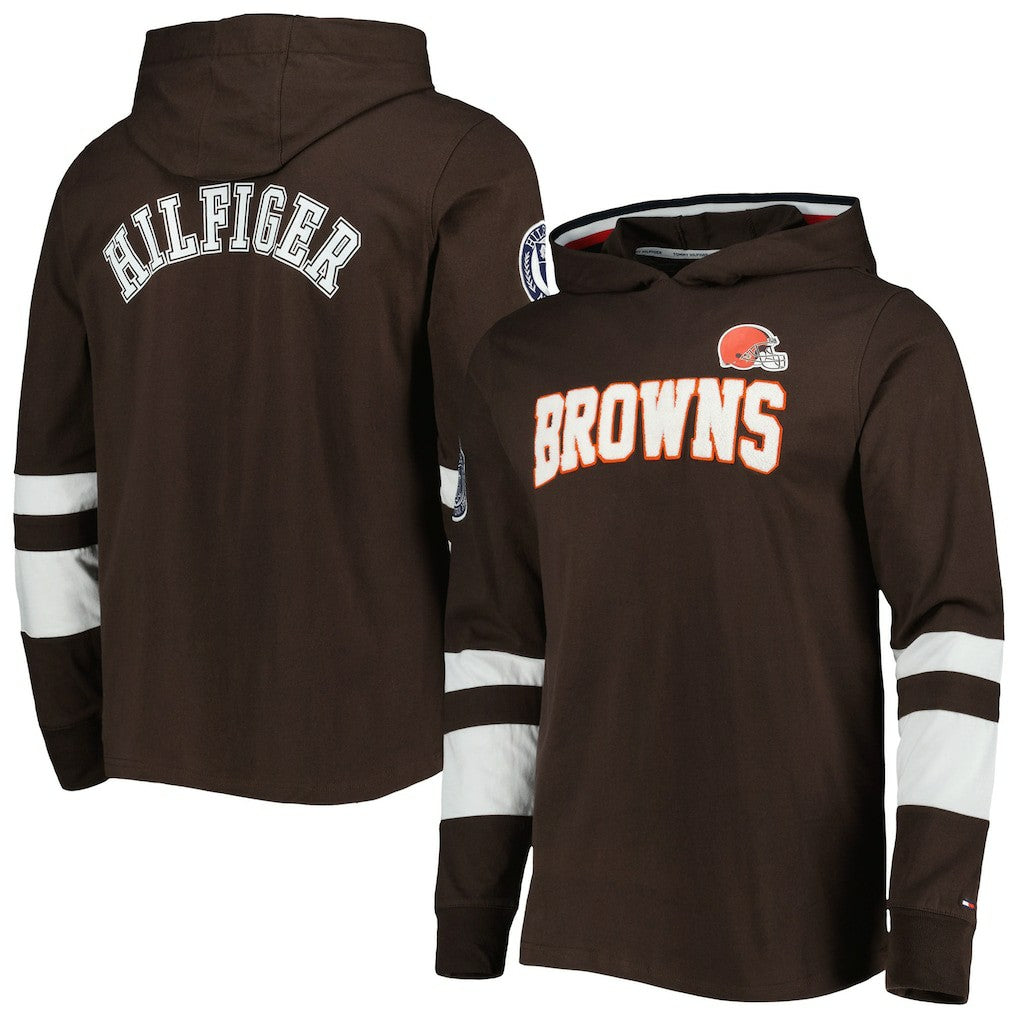 Cleveland Browns Tommy Hilfiger Alex Long Sleeve Hoodie T-Shirt | NFL Online