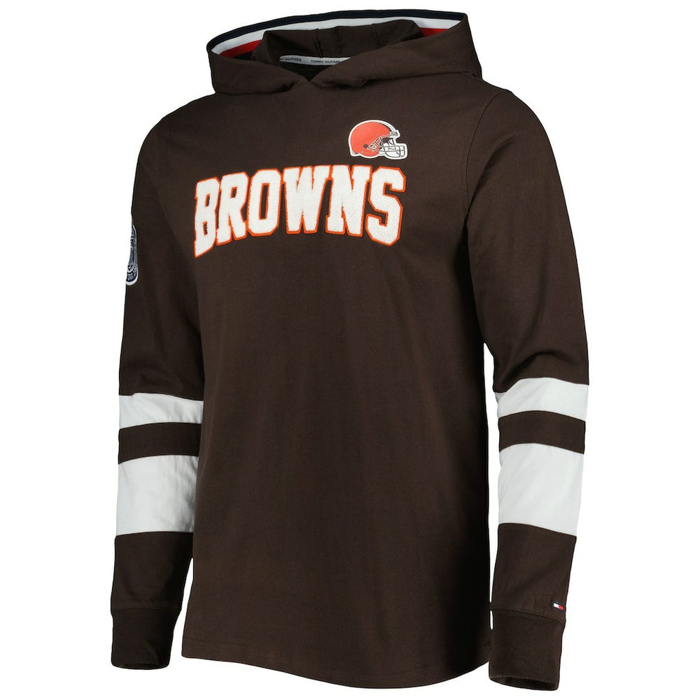 Cleveland Browns Tommy Hilfiger Alex Long Sleeve Hoodie T-Shirt | NFL Online