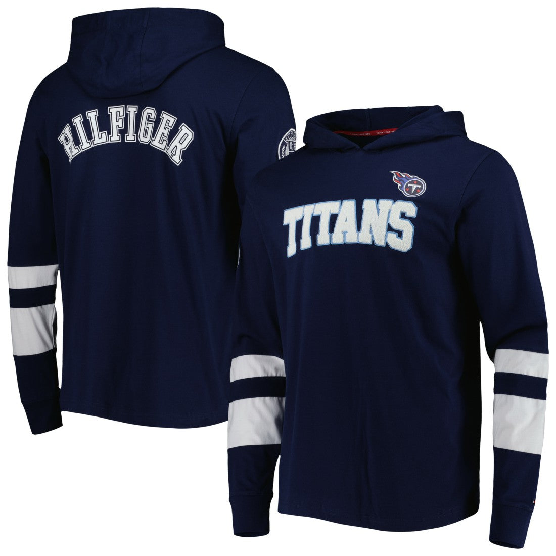 Tennessee Titans Tommy Hilfiger Alex Long Sleeve Hoodie T-Shirt | NFL Online