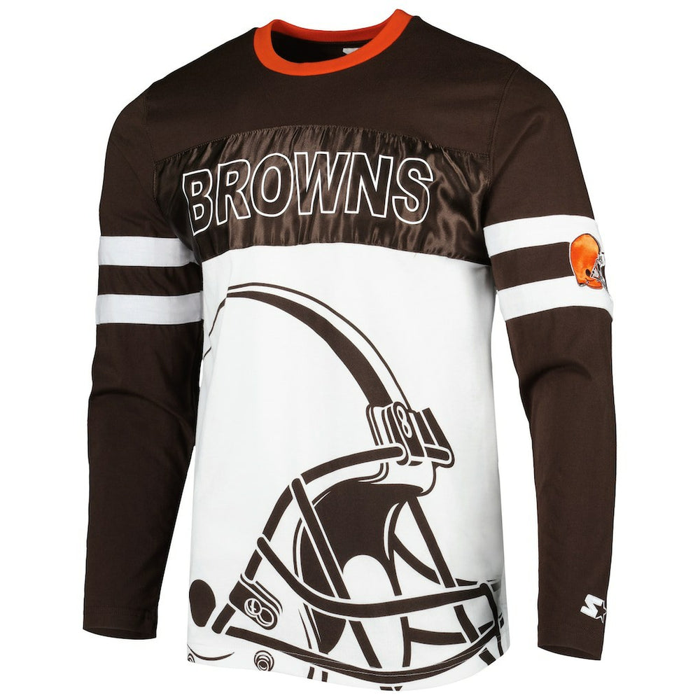 Cleveland Browns Starter Halftime Long Sleeve T-Shirt | NFL Discount