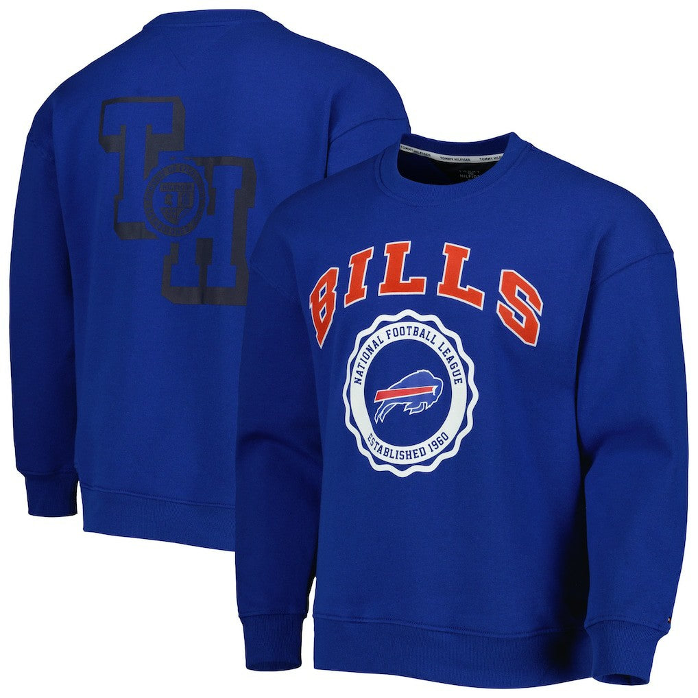 Buffalo Bills Tommy Hilfiger Ronald Crew Sweatshirt | NFL New